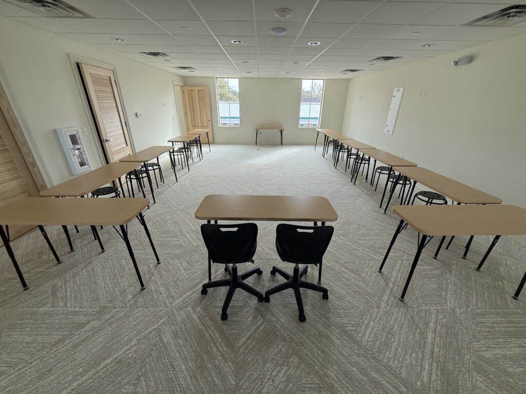 Winyah Dental carpeted classroom