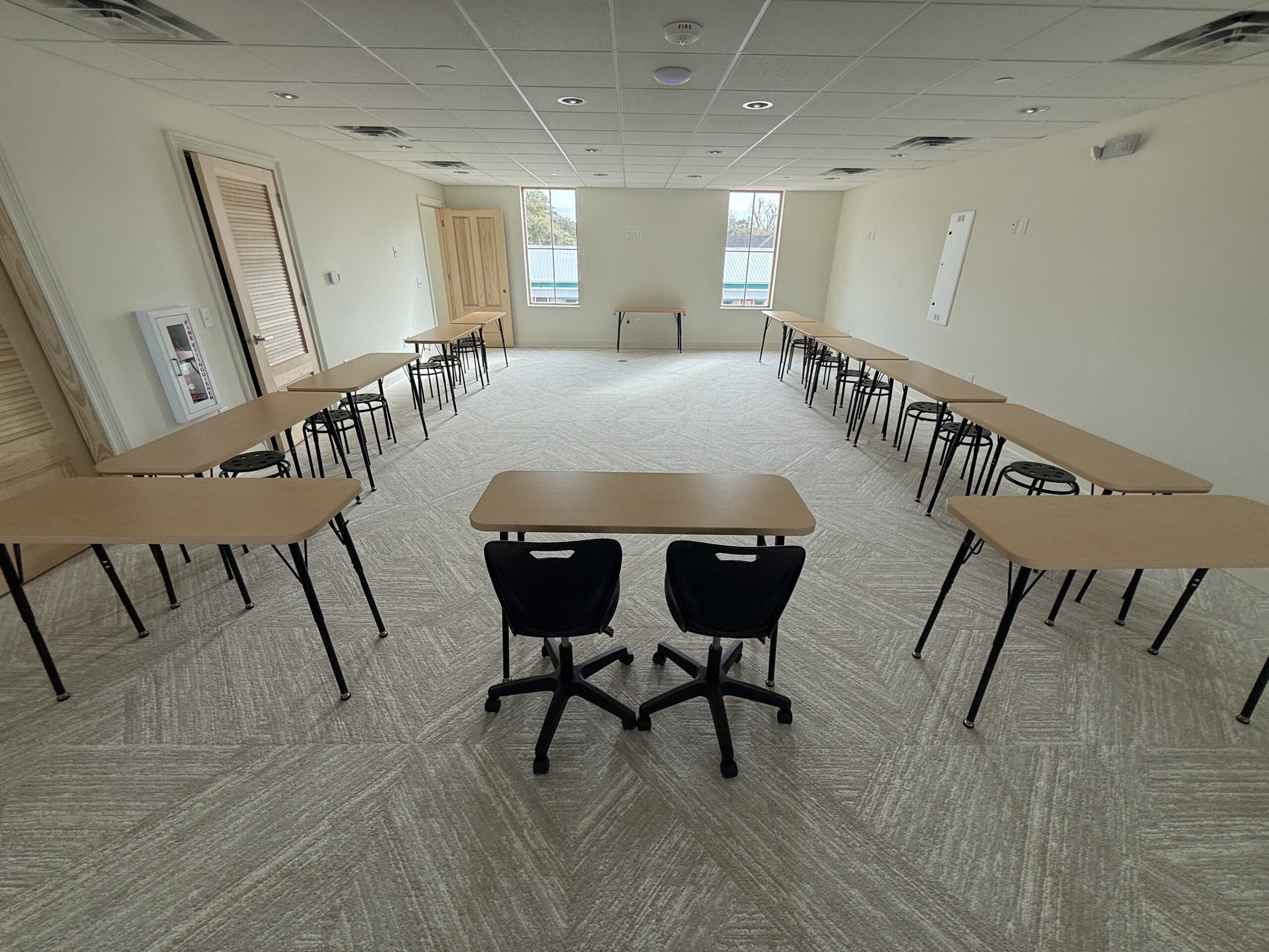 Winyah Dental carpeted classroom