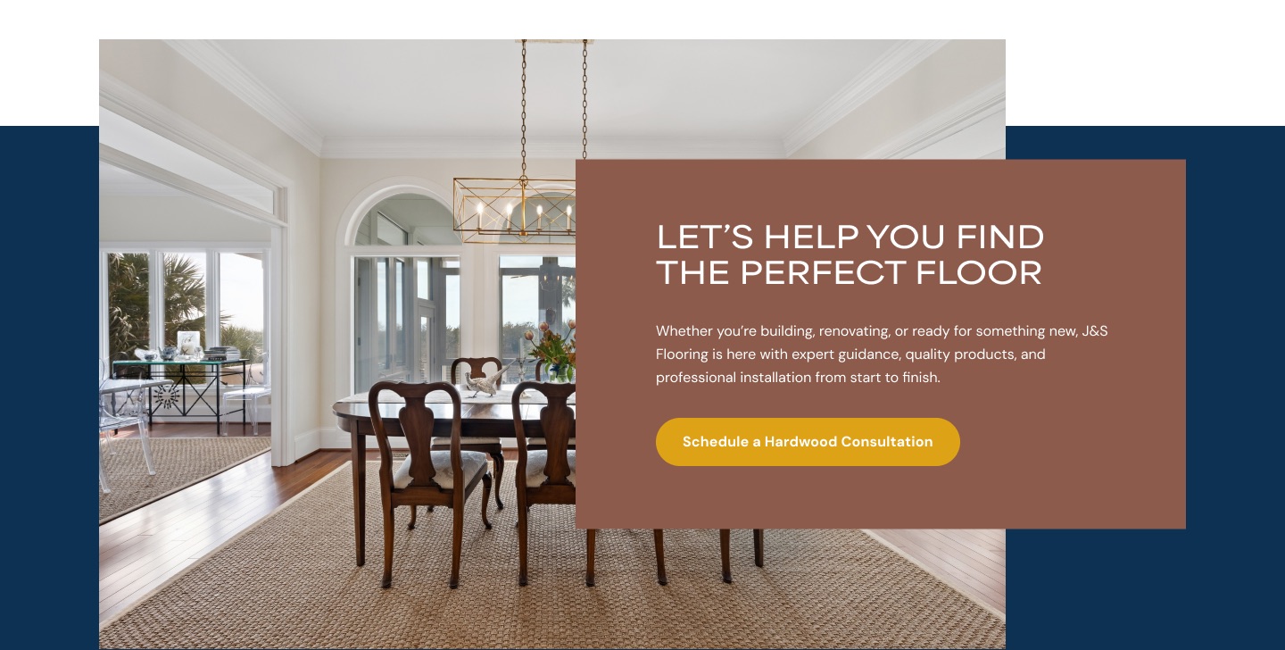 Luxury vinyl flooring in a modern living room